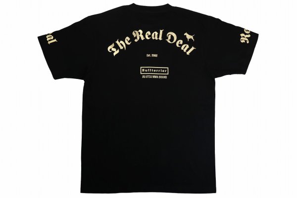 Photo2: BULL TERRIER T-Shirt THE Black/Gold (2)