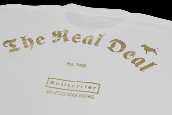 Photo4: BULL TERRIER T-Shirt THE White/Gold (4)