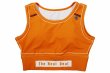 Photo1: BULL TERRIER Ladies Bra Top ATLETA Orange (1)