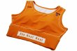 Photo3: BULL TERRIER Ladies Bra Top ATLETA Orange (3)
