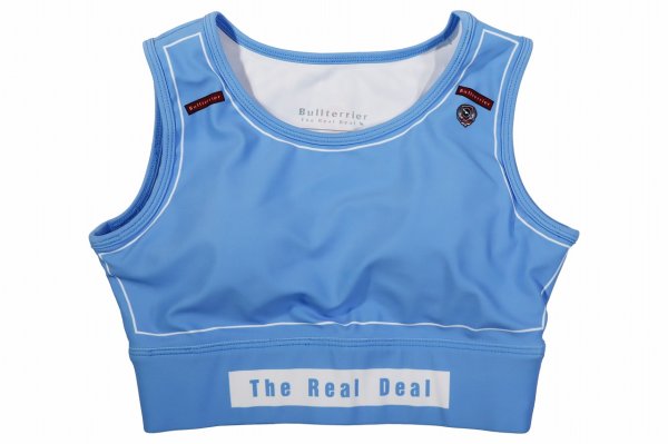 Photo1: BULL TERRIER Ladies Bra Top ATLETA Sky (1)