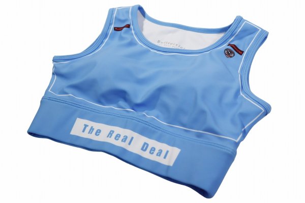 Photo3: BULL TERRIER Ladies Bra Top ATLETA Sky (3)