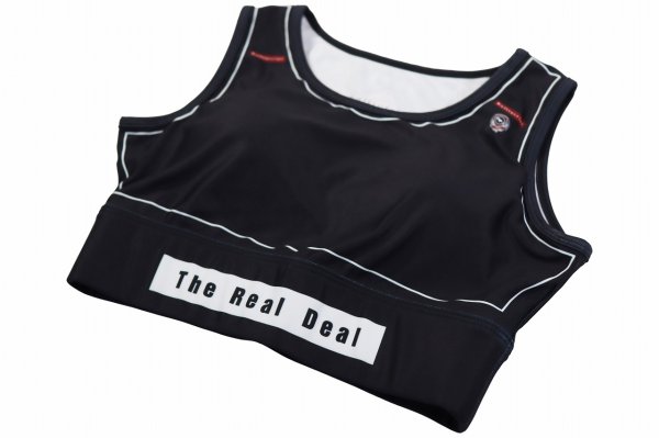 Photo3: BULL TERRIER Ladies Bra Top ATLETA Black (3)
