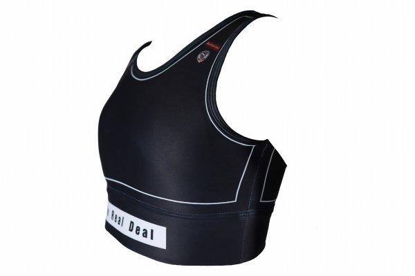 Photo6: BULL TERRIER Ladies Bra Top ATLETA Black (6)