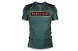 Photo1: BULL TERRIER Rash Guard LIGHTNING Short Sleeve Steel Green (1)
