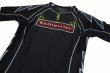 Photo6: BULL TERRIER Rash Guard LIGHTNING Short Sleeve Black (6)