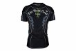 Photo3: BULL TERRIER Rash Guard LIGHTNING Short Sleeve Black (3)