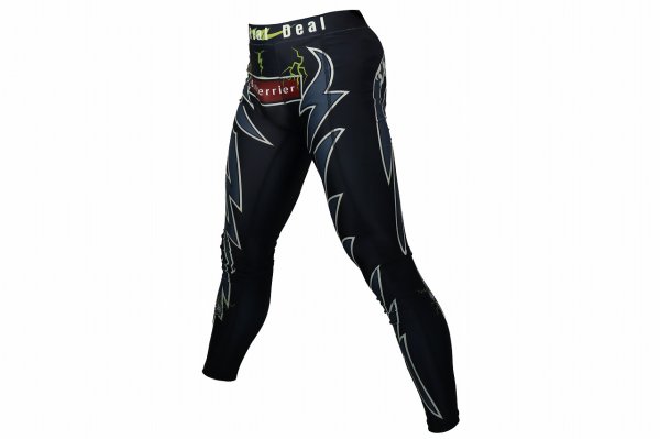 Photo2: BULL TERRIER Long Spats LIGHTNING Black (2)
