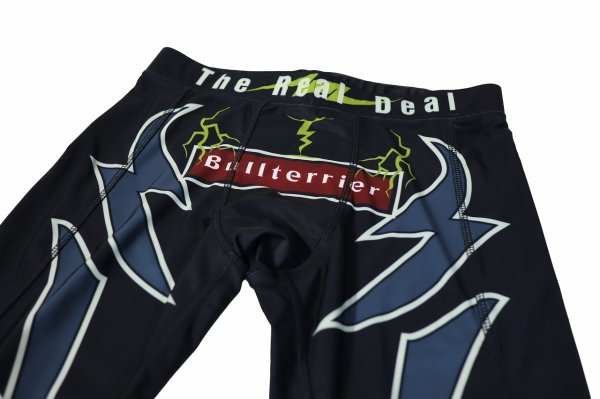 Photo6: BULL TERRIER Long Spats LIGHTNING Black (6)