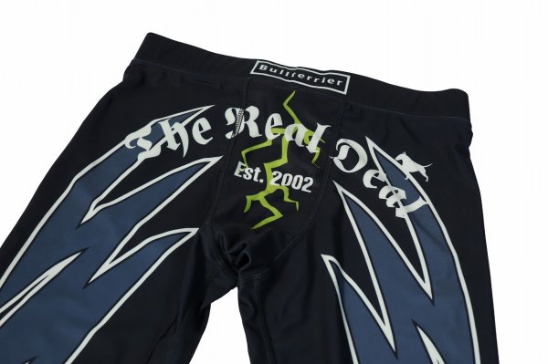 Photo7: BULL TERRIER Long Spats LIGHTNING Black (7)