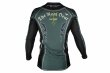 Photo3: BULL TERRIER Rash Guard LIGHTNING Long Sleeve Steel Green (3)