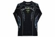 Photo5: BULL TERRIER Rash Guard LIGHTNING Long Sleeve Black (5)