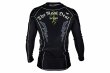 Photo3: BULL TERRIER Rash Guard LIGHTNING Long Sleeve Black (3)