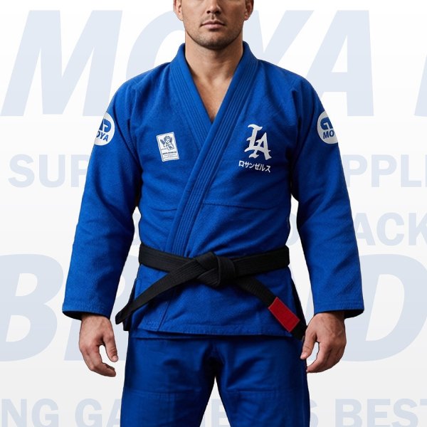 Photo4: MOYA BRAND Jiu-Jitsu Gi ACE BLUE Blue (4)