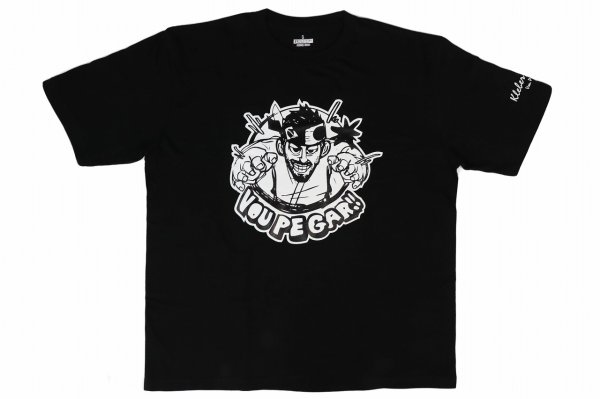 Photo4: BULL TERRIER x KLEBER KOIKE Vou Pegar Big T-Shirt Black (4)