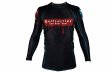 Photo1: BULL TERRIER Rash Guard PAINT Long Sleeve Black (1)