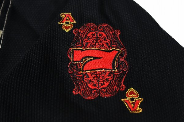 Photo7: ACEVEN Ladys Jiu-Jitsu Gi ACE OF HEARTS Black (7)