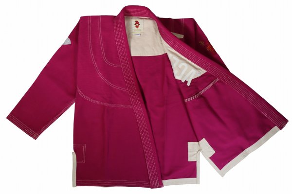 Photo2: ACEVEN Ladys Jiu-Jitsu Gi ACE OF HEARTS Pink (2)