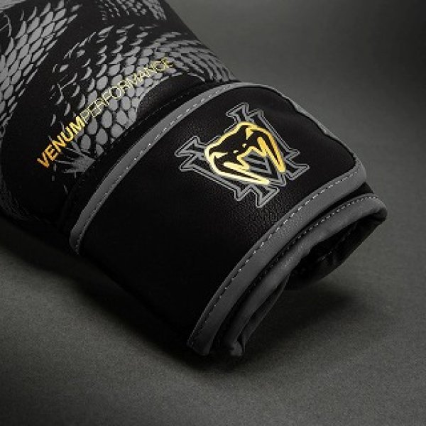 Photo4: VENUM Boxing Glove Matupa Black/Gray/Gold (4)