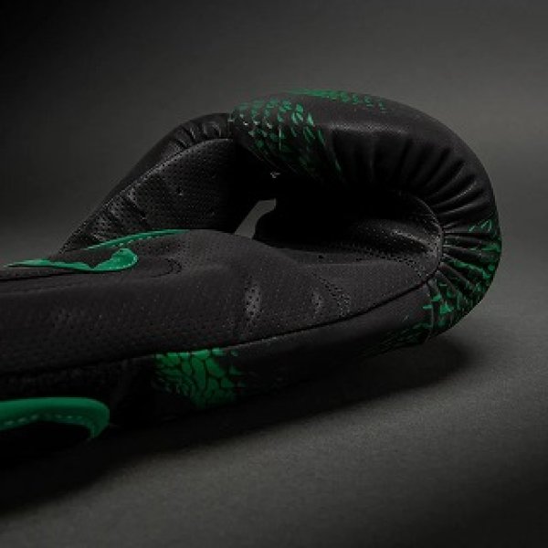 Photo3: VENUM Boxing Glove Matupa Black/Green/Gold (3)