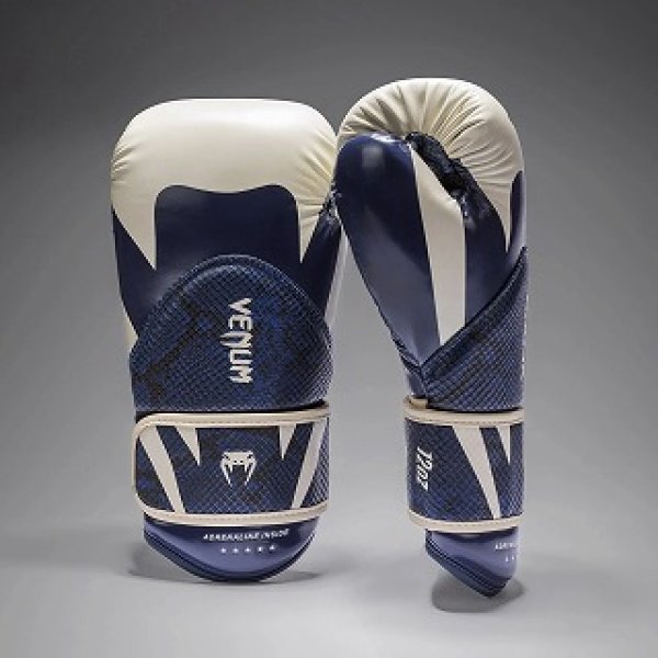 Photo1: VENUM Boxing Glove CHALLENGER 4.0 Scales Midnight Blue (1)