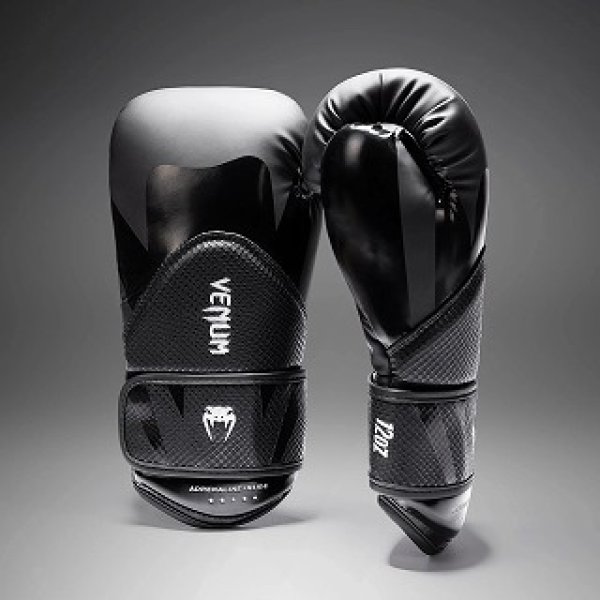 Photo1: VENUM Boxing Glove CHALLENGER 4.0 Scales Black (1)