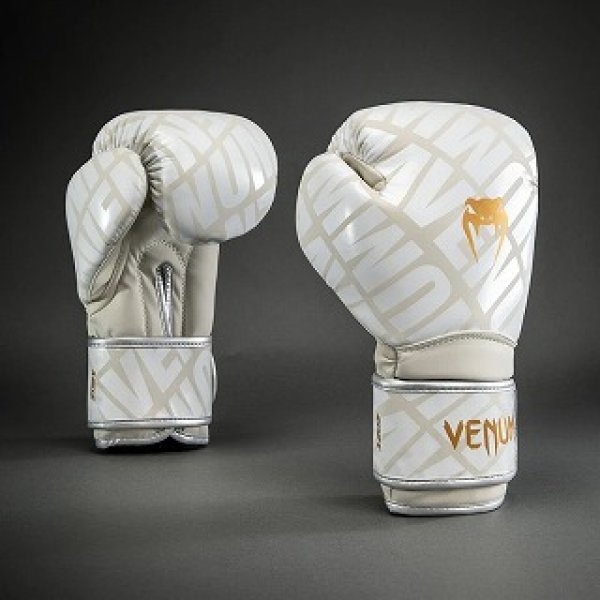 Photo2: VENUM Boxing Glove CONTENDER 1.5 XT Light Beige/White Cream (2)