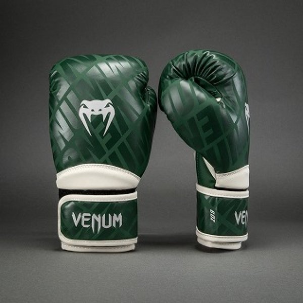 Photo1: VENUM Kids Boxing Glove Contender 1.5 XT Forest Green/Off-White (1)
