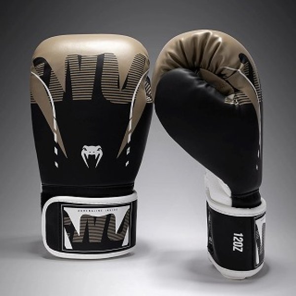 Photo1: VENUM Boxing Glove Adrenaline Black/Sand (1)