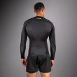 Photo3: VENUM Rashguard No Gi Long Sleeve Black/Silver Gray (3)
