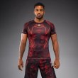 Photo1: VENUM Rashguard 20th Anniversary Short Sleeve Black/Red (1)