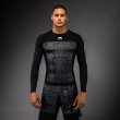 Photo1: VENUM Rashguard G-Fit Scales Long Sleeve Black/Charcoal Gray (1)