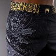Photo6: VENUM Fight Shorts Wolf Atak Black/Gray (6)