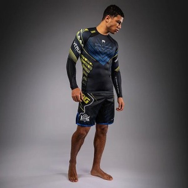 Photo8: VENUM x TEKKEN 8 Rashguard KING Long Sleeve Black/Yellow (8)