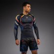 Photo1: VENUM x TEKKEN 8 Rashguard YOSHIMITSU Long Sleeve Black/Orange (1)
