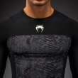 Photo4: VENUM Rashguard G-Fit Scales Long Sleeve Black/Charcoal Gray (4)