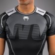 Photo4: VENUM Rashguard Adrenaline Short Sleeve Black/Silver Gray (4)