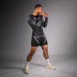 Photo6: VENUM Rashguard No Gi Long Sleeve Black/Silver Gray (6)