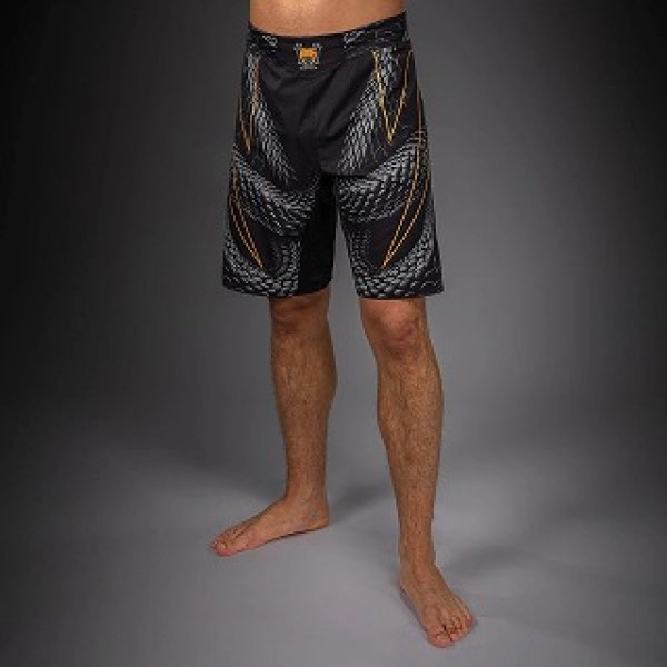 Photo2: VENUM Fight Shorts Matupa Black/Gray/Gold (2)
