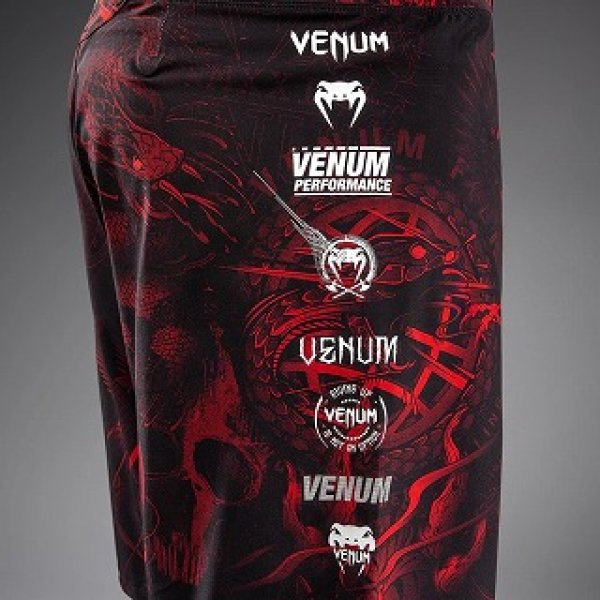 Photo4: VENUM Fight Shorts 20th Anniversary Black/Red (4)