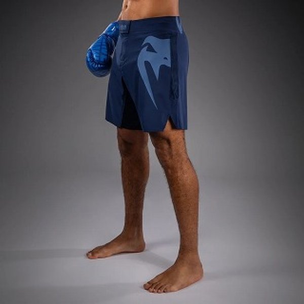 Photo2: VENUM Fight Shorts Light 5.0 Dark Blue/Sky Blue (2)