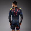 Photo4: VENUM x TEKKEN 8 Rashguard YOSHIMITSU Long Sleeve Black/Orange (4)
