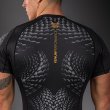 Photo6: VENUM Rashguard Matupa Long Sleeve Black/Gary/Gold (6)