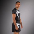 Photo2: VENUM Rashguard NOGI 2.0 Short Sleeve Black/White (2)