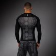 Photo3: VENUM Rashguard G-Fit Scales Long Sleeve Black/Charcoal Gray (3)