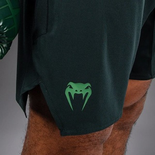 Photo4: VENUM Fight Shorts Light 5.0 Forest Green/Light Green (4)
