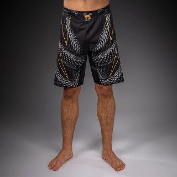 Photo1: VENUM Fight Shorts Matupa Black/Gray/Gold (1)