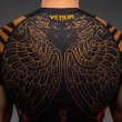 Photo5: VENUM Rashguard Quetzal Fury Short Sleeve Black/Fury Red/Tangerine (5)