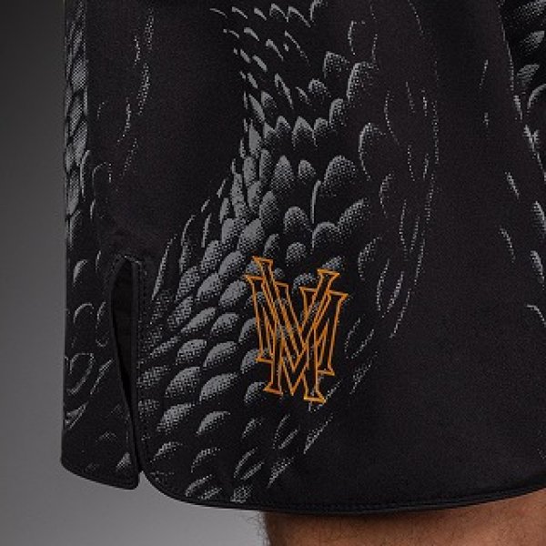 Photo4: VENUM Fight Shorts Matupa Black/Gray/Gold (4)