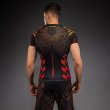 Photo3: VENUM Rashguard Quetzal Fury Short Sleeve Black/Fury Red/Tangerine (3)